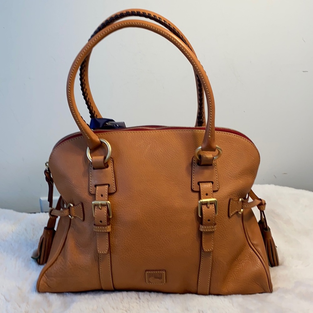 Dooney and Bourke domed buckle satchel